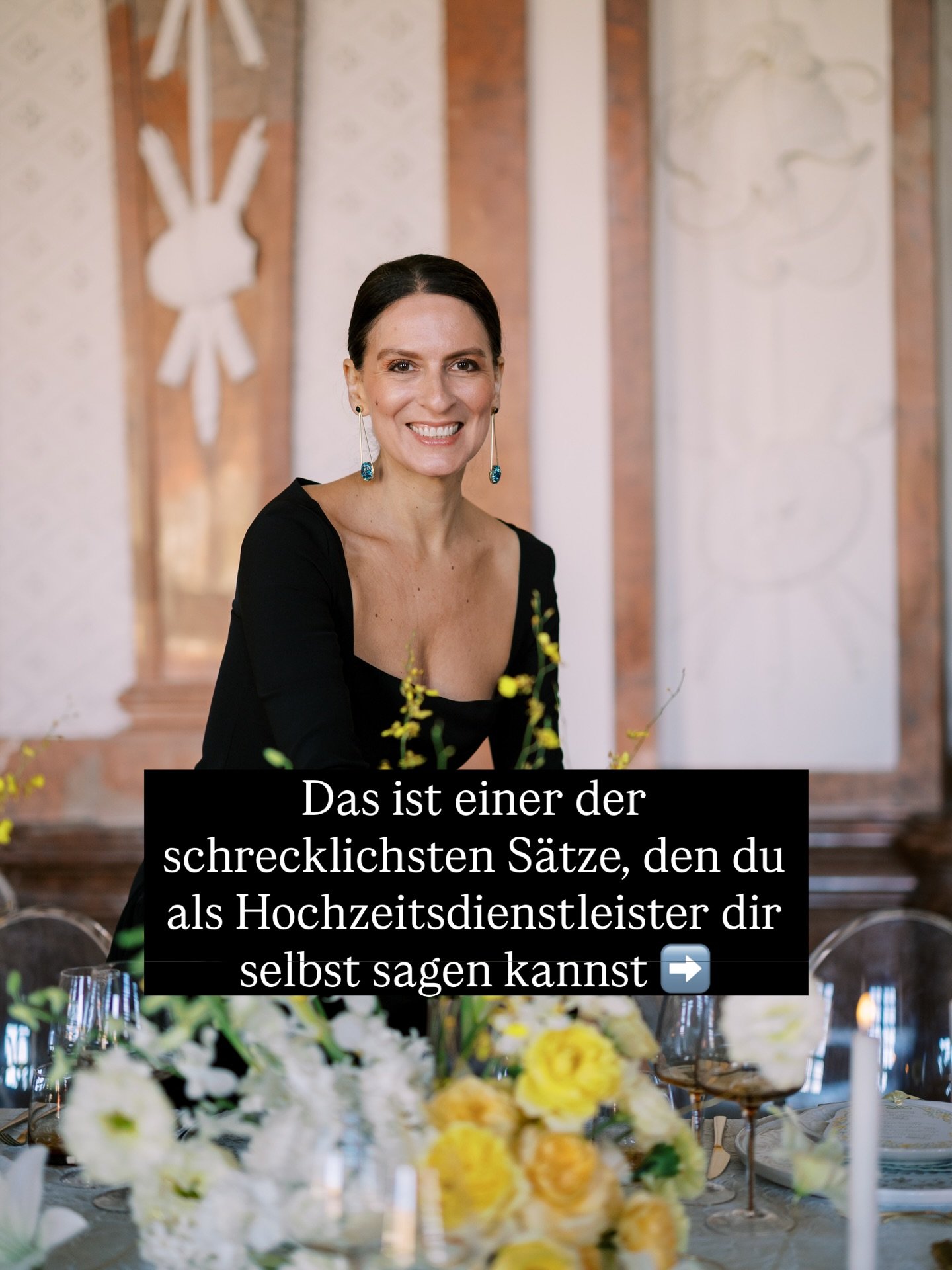 ➡️Das ist echt einiger der schlechtesten S&auml;tze!
Deine Brautpaare haben deine Aufmerksamkeit verdient, aber auch IMMER dein Hochzeitsbusiness.

Warum?

🥰Weil du langfristig denken musst. Jeder Kundenauftrag, jede Hochzeit ist Marketing. Und gena