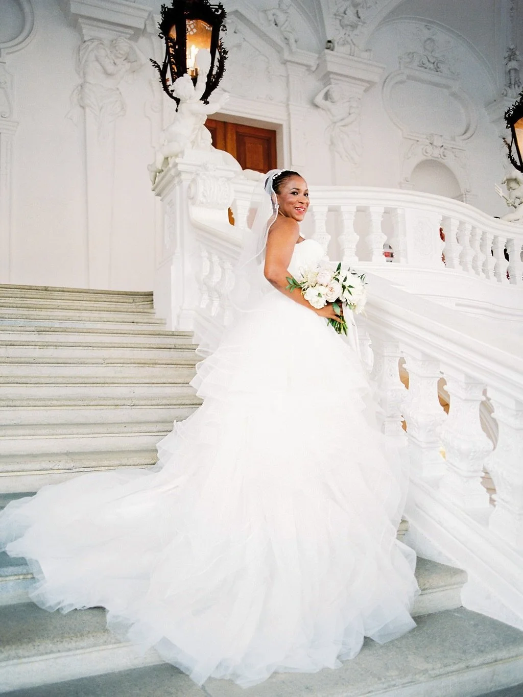 We love Nigerian Destination Weddings as they are just powerful and full of energy, laughter and family 
joy! Cheers to our beloved Ije &amp; Meke! 🤍

Photos by @love.is.my.favorite.color 
Venues: @belvederemuseum @imperialvienna 

#destinationw