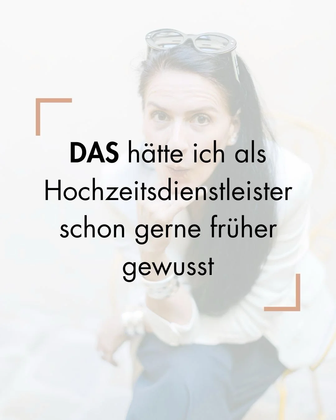 🤔Das h&auml;tte ich schon gerne fr&uuml;her gewusst

Denn jede Hochzeitssaison war ein Hustle und vieeeel Stress&hellip;und das hat mich richtig ausgelaugt!!! Kennst du das?

Bis ich herausgefunden habe, dass ich selbst von Hochzeiten ohne hohes B