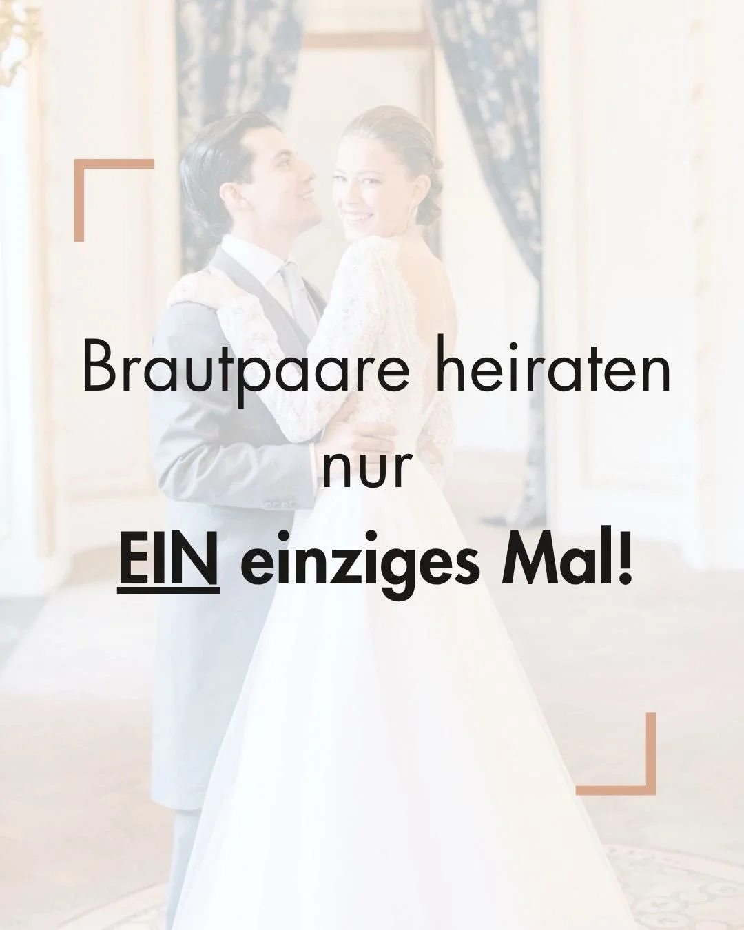 👉 Um mehr Brautpaar-Buchungen reinzubekommen solltest du aus jeder Hochzeit gutes Material f&uuml;r dein Marketing sch&ouml;pfen und es gekonnt einsetzen!!! 

Damit machst du deine Hochzeitsdienstleistung greifbar und einzigartig!

🤔Und ohne dem,