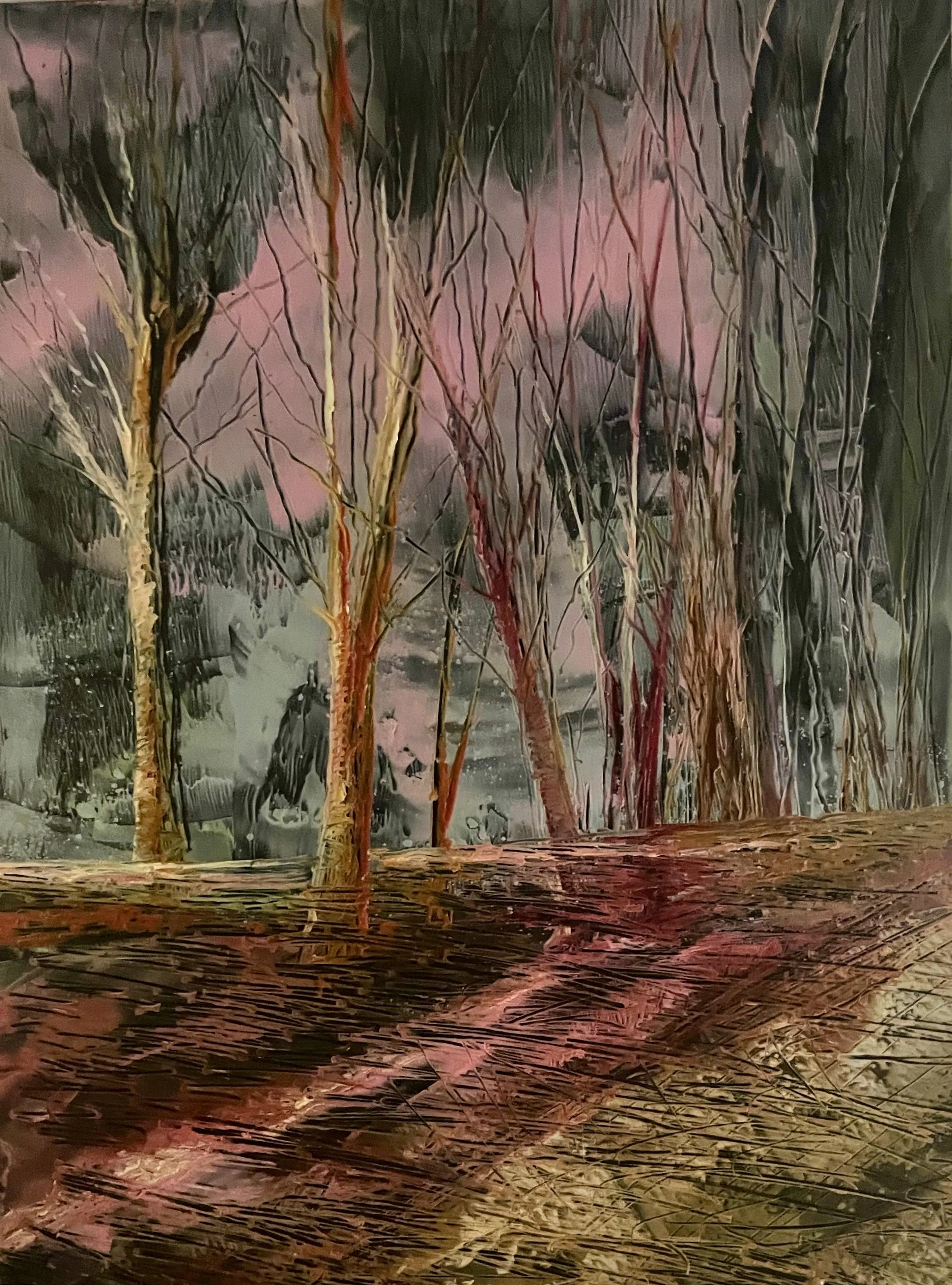 Painting on it’s way to Toronto to Steve