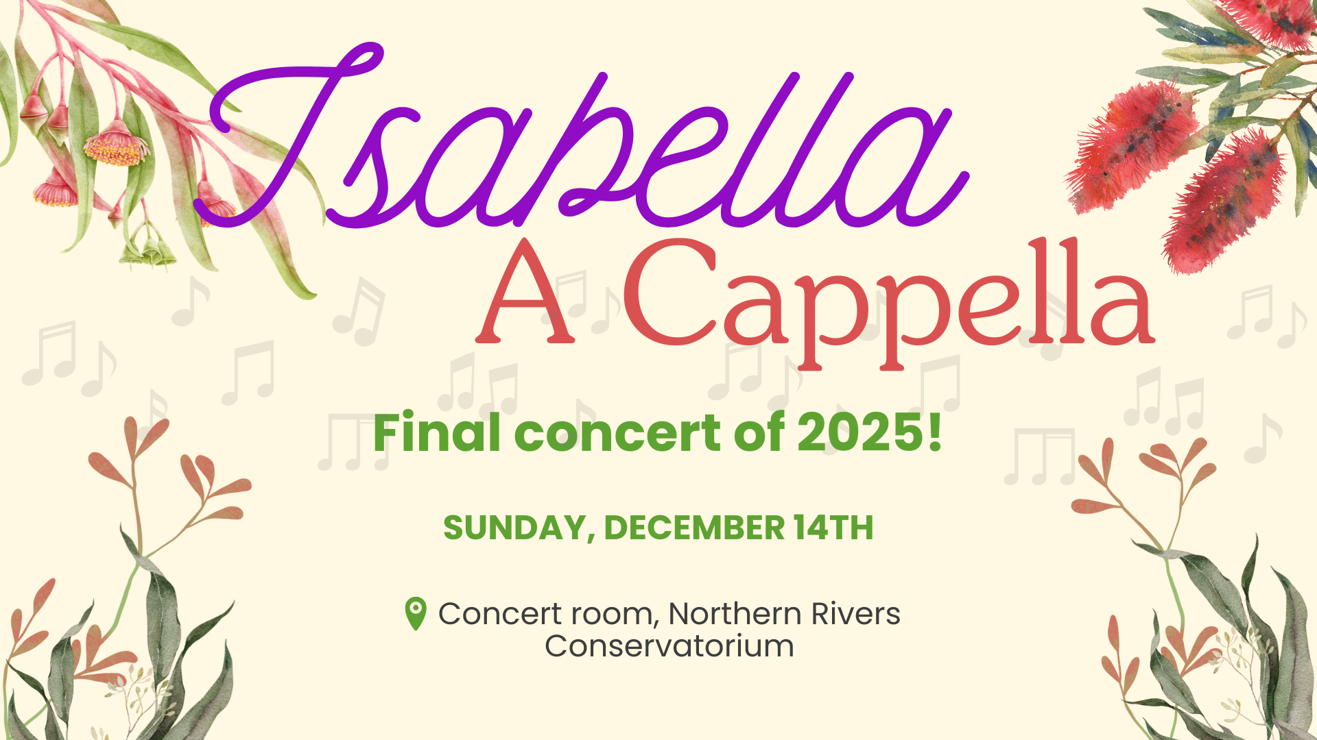 Isabella A Cappella - End of Year Sing