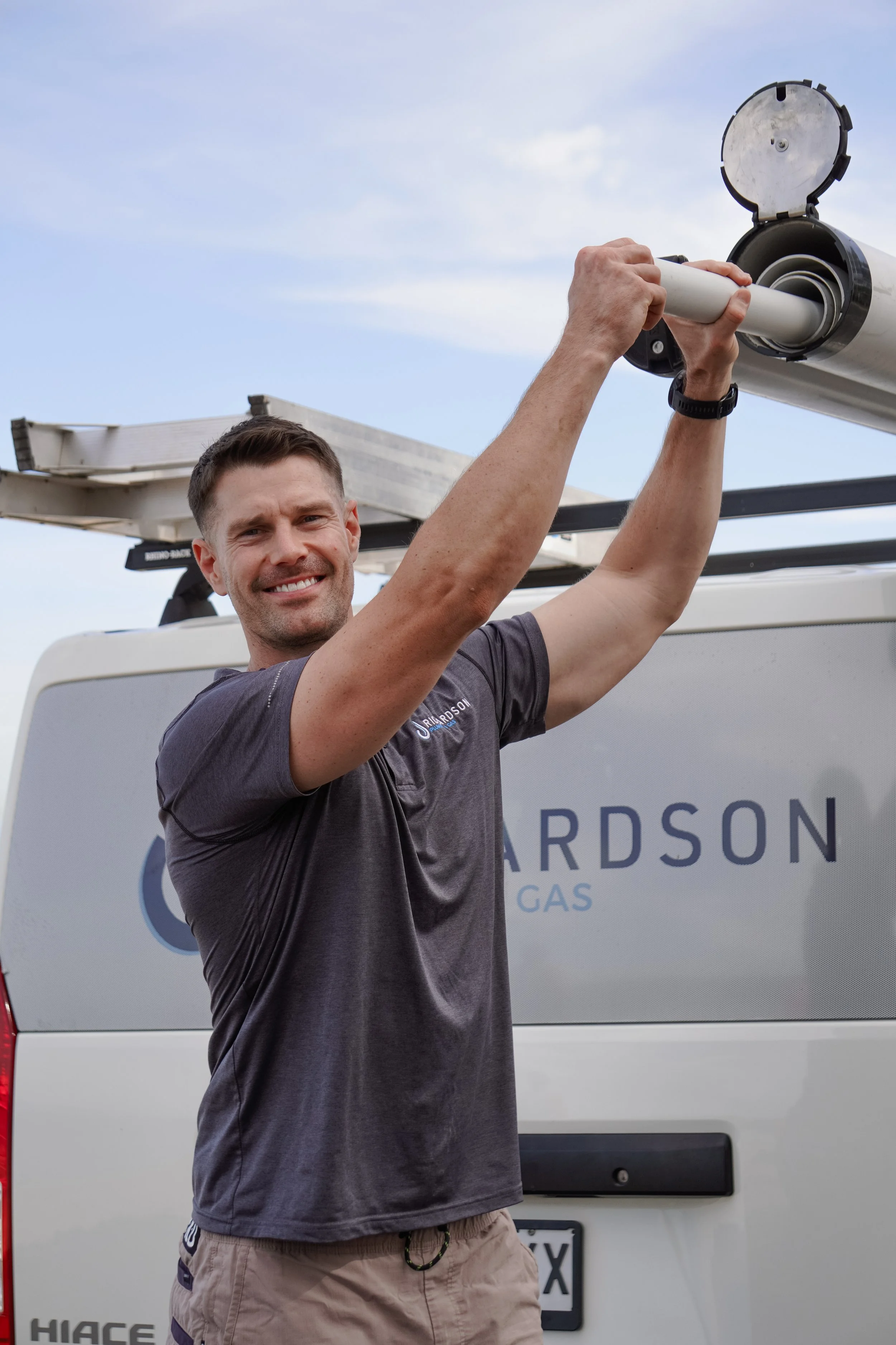 Local emergency plumber attending to a job in Brighton