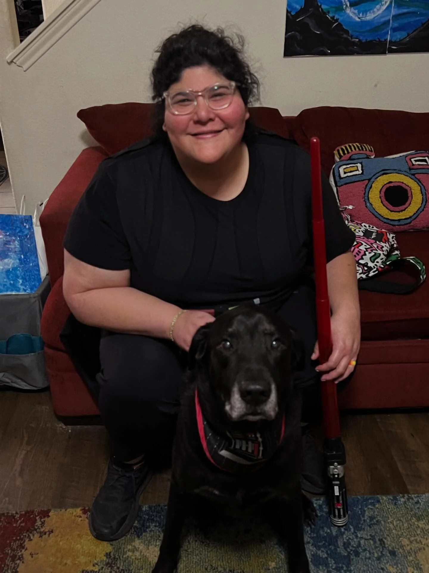 May the 4th be with us ✨
Matching with my fur baby, Darth Vader 🐾🖤
The dark side has never looked this cute. #darthvader #starwars #furbaby #maythe4thbewithyou #maythe4th