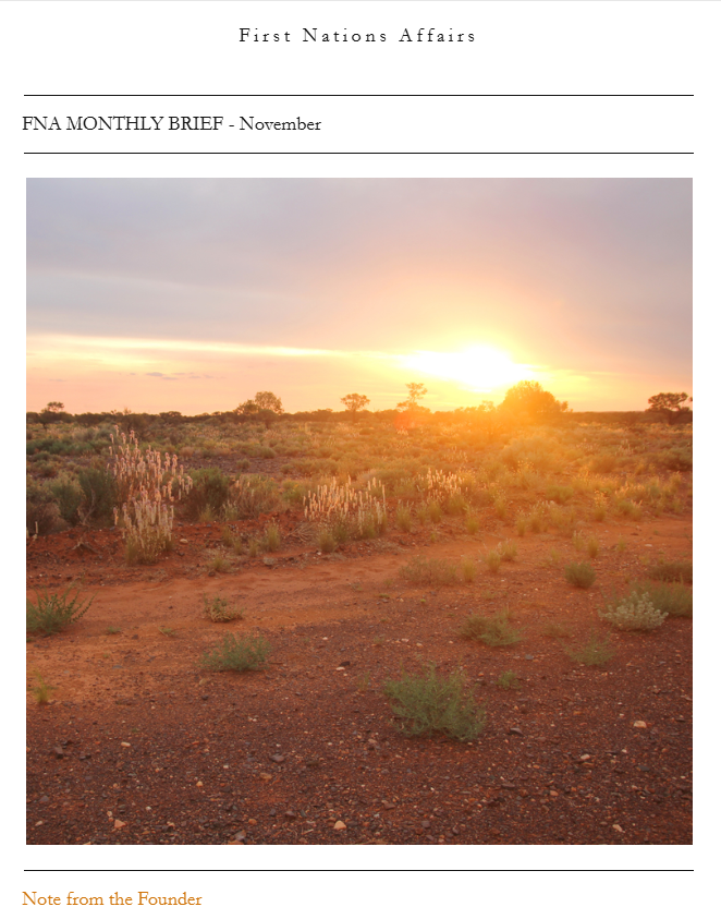 A desert landscape during sunset with sparse vegetation and a bright sky.