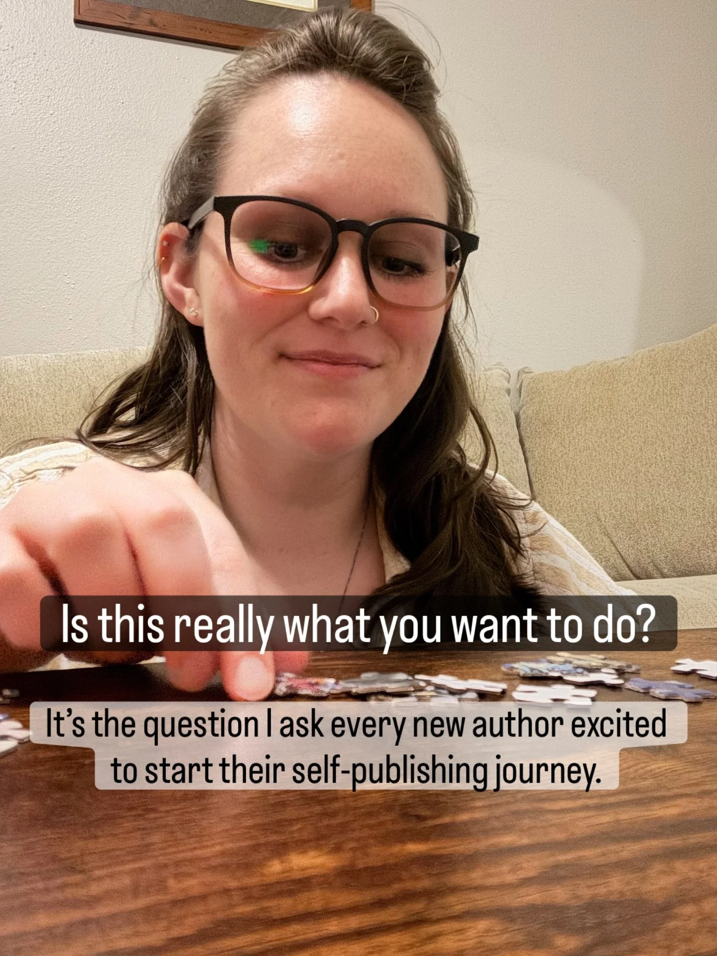 The first question I always ask a new self-publishing author is:

➡️Do you really want to do this?

Not because self-publishing isn&rsquo;t the right choice &mdash; but because self-publishing means starting a business.
And that&rsquo;s not for every