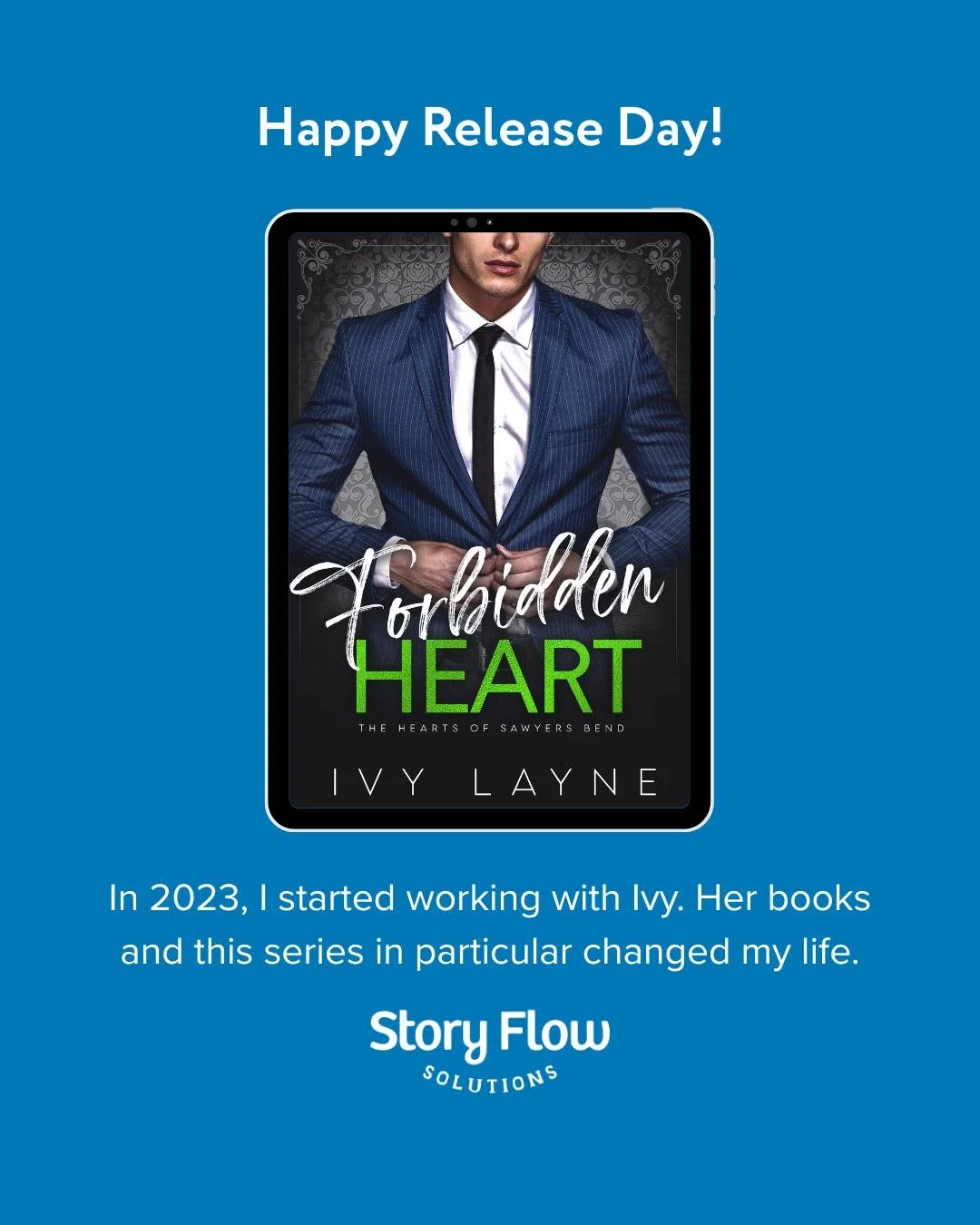 In 2023, I started working with @authorivylayne&hellip; and I can confidently say the last two years have changed my life.

Her series The Hearts of Sawyers Bend has become such a special part of my world&mdash;not just as a marketer, but as a proofr