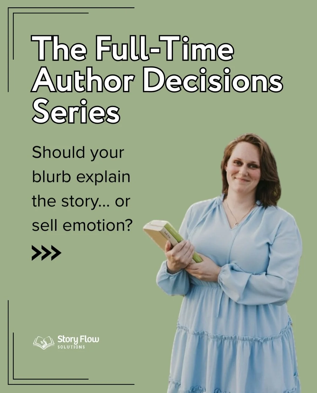 When writing a blurb, authors often think they have to choose between explaining the story and creating emotion.

You don&rsquo;t.

The best blurbs do both.

Because readers need two things before they&rsquo;ll buy a book:

➡️ They need to understand