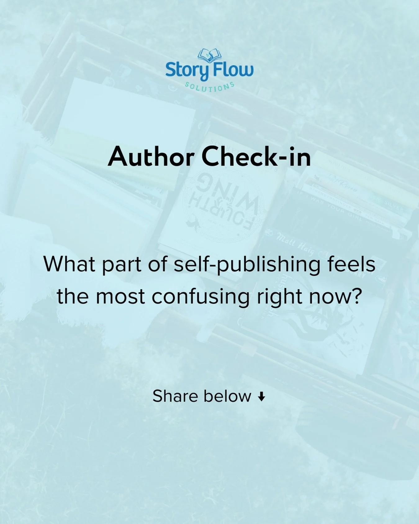 Share your thoughts 💭

Ask questions ❓

No wrong answers or judgment here 😊

Whether you&rsquo;re writing, publishing, marketing, or growing your author business, this is a space to learn, connect, and figure things out together.

⬇️ Join the conve
