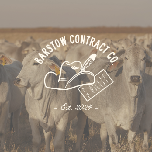 Livestock Bill of Sale