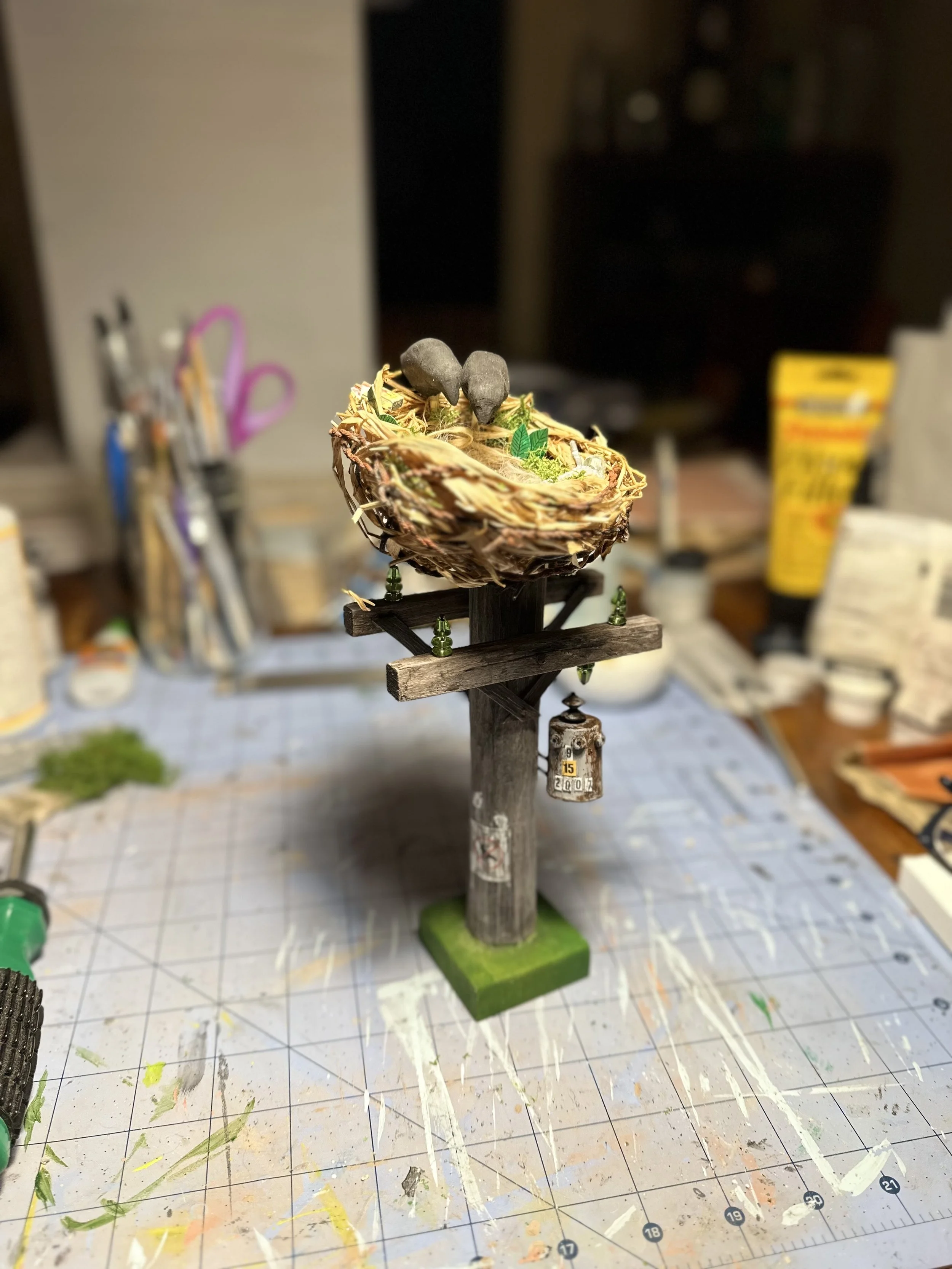 Ravens’ Nest (mixed media)