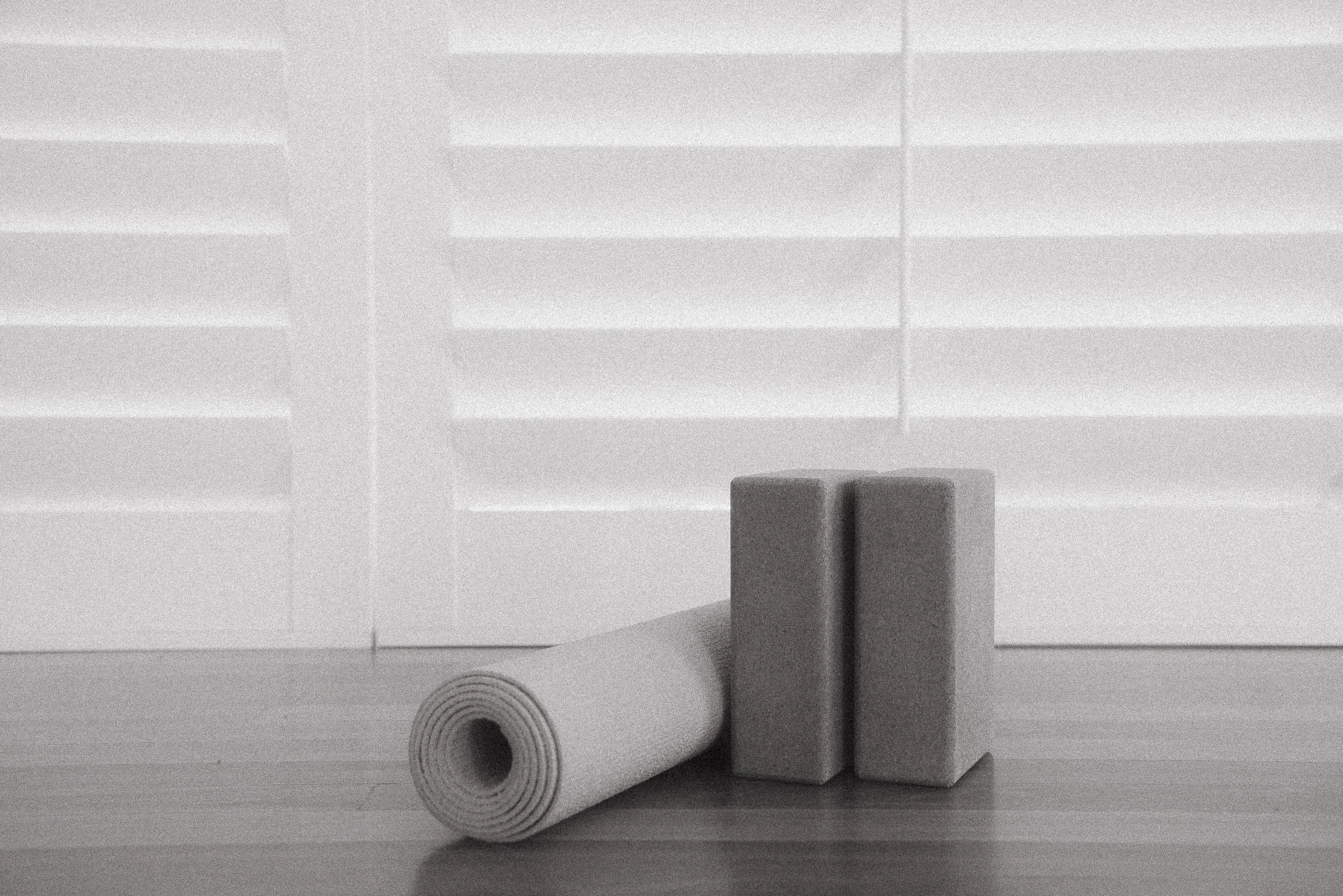 Practising at Alma Yoga