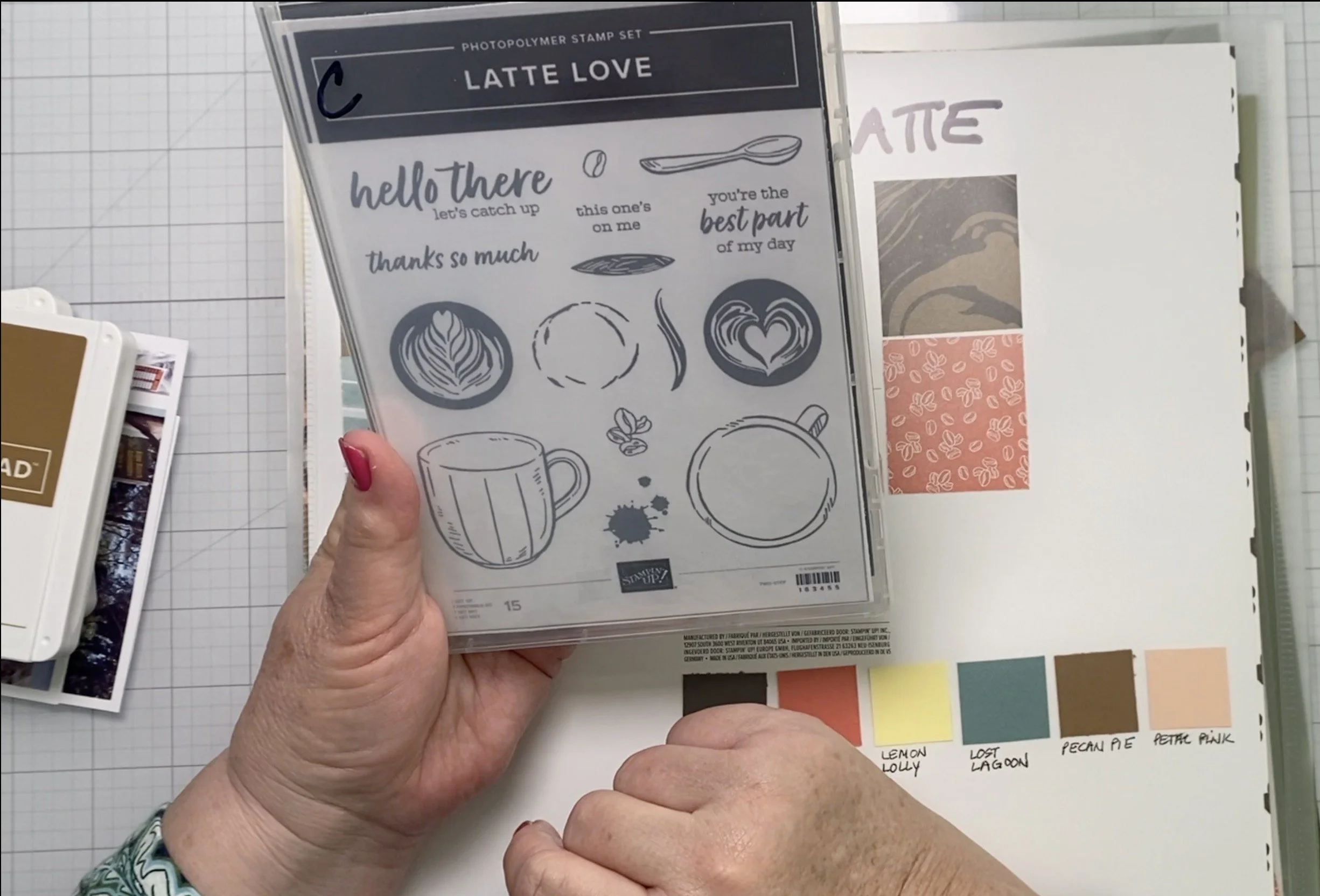 Stampin' Ups Latte Love Stamp Set