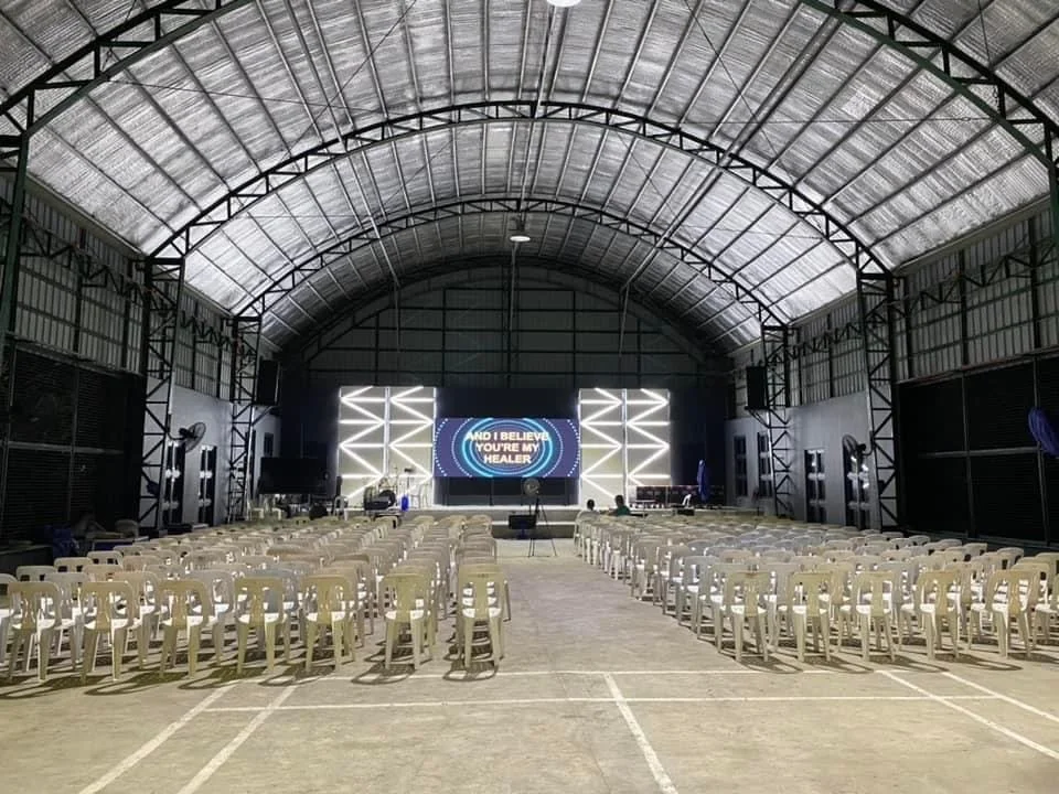 P3.91 Indoor die-cast
2m x 5m
Christian Bible Church of Iba 
Hagonoy Bulacan