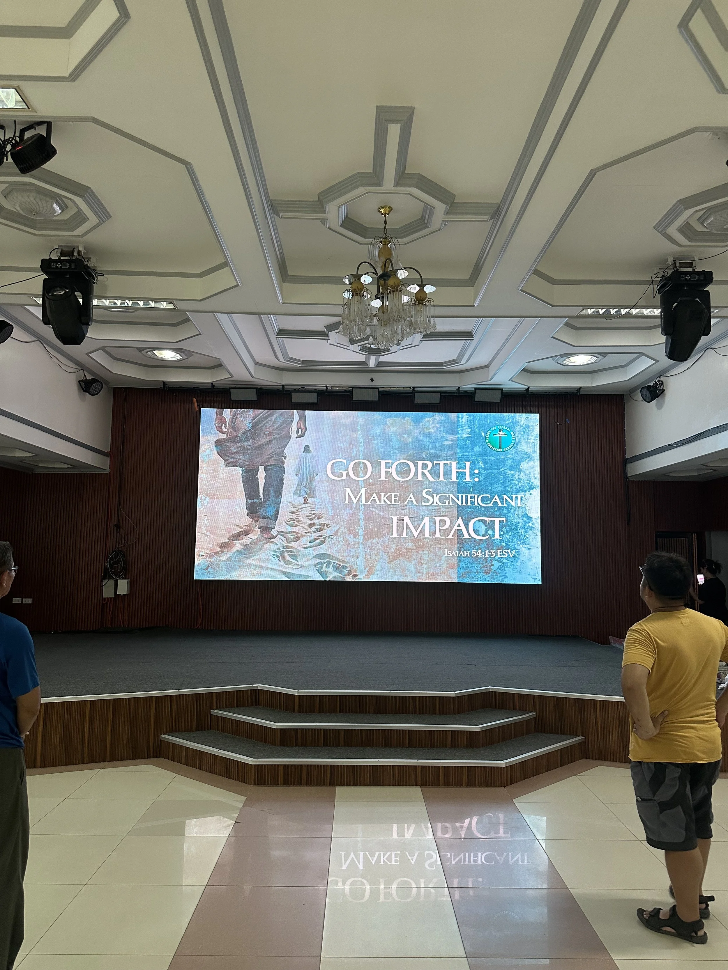 Jesus The Eternal Word Christian Church Porac Pampanga 
P3.91 Magnetic Indoor
5 x 2.5 meters 