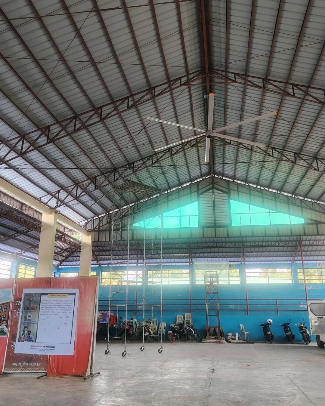 18 ft HVLS Industrial Ceiling Fan
Diplahan National High School
Diplahan, Zamboanga
