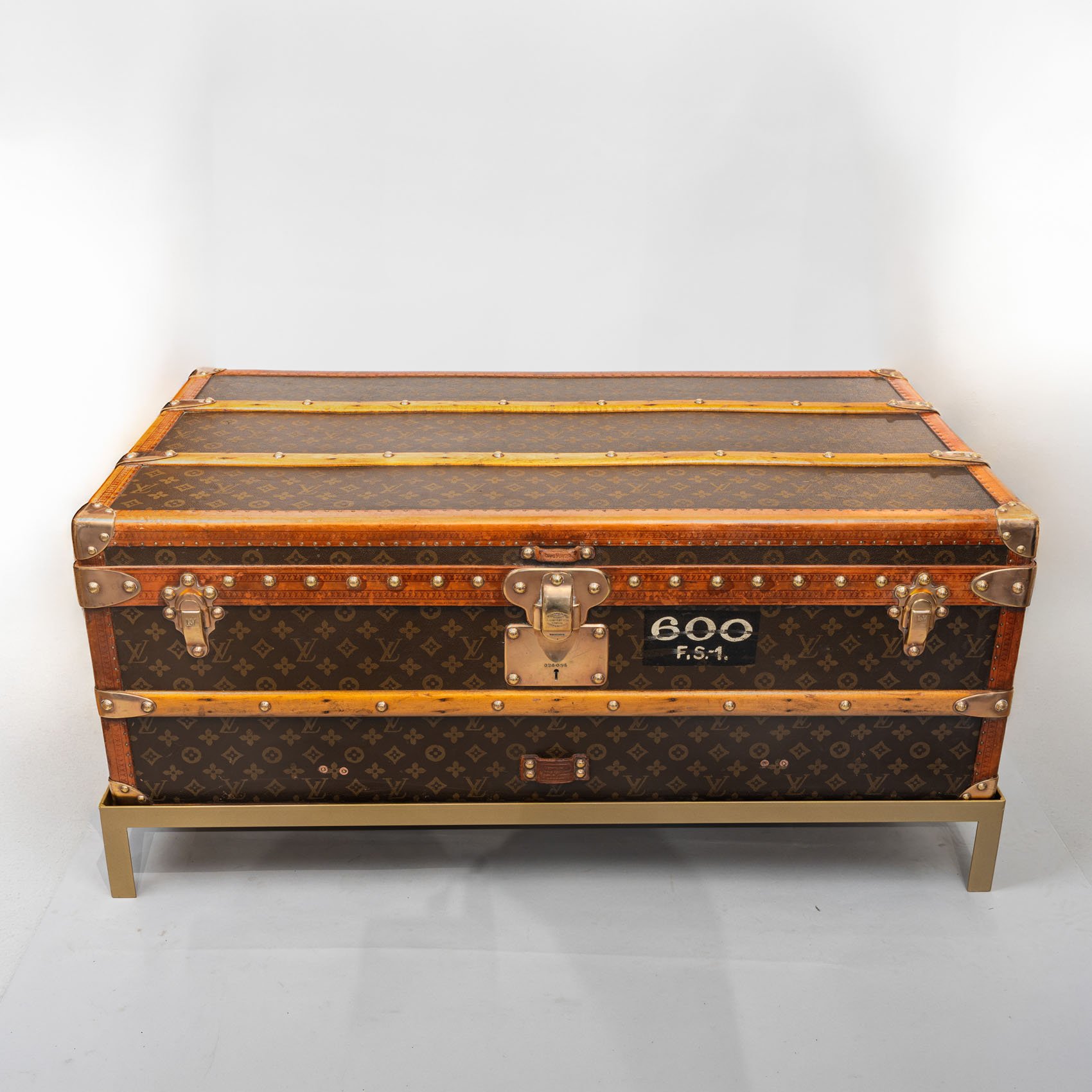 Louis Vuitton Cabin Trunk 1920s Monogram Canvas, Paris.