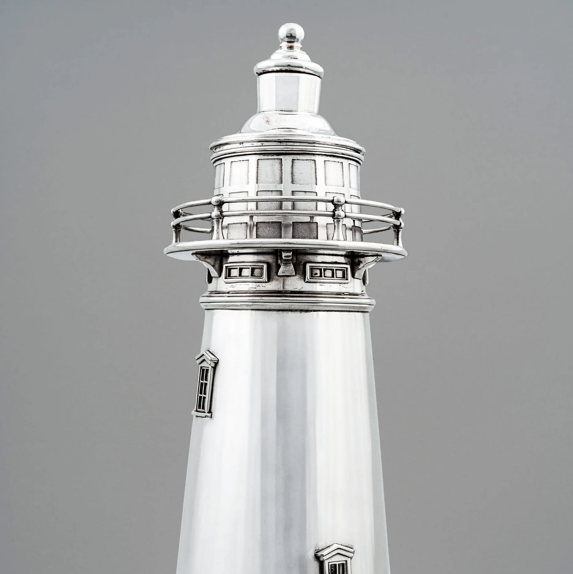 International Silver Lighthouse Cocktail Shaker, Patented 1927