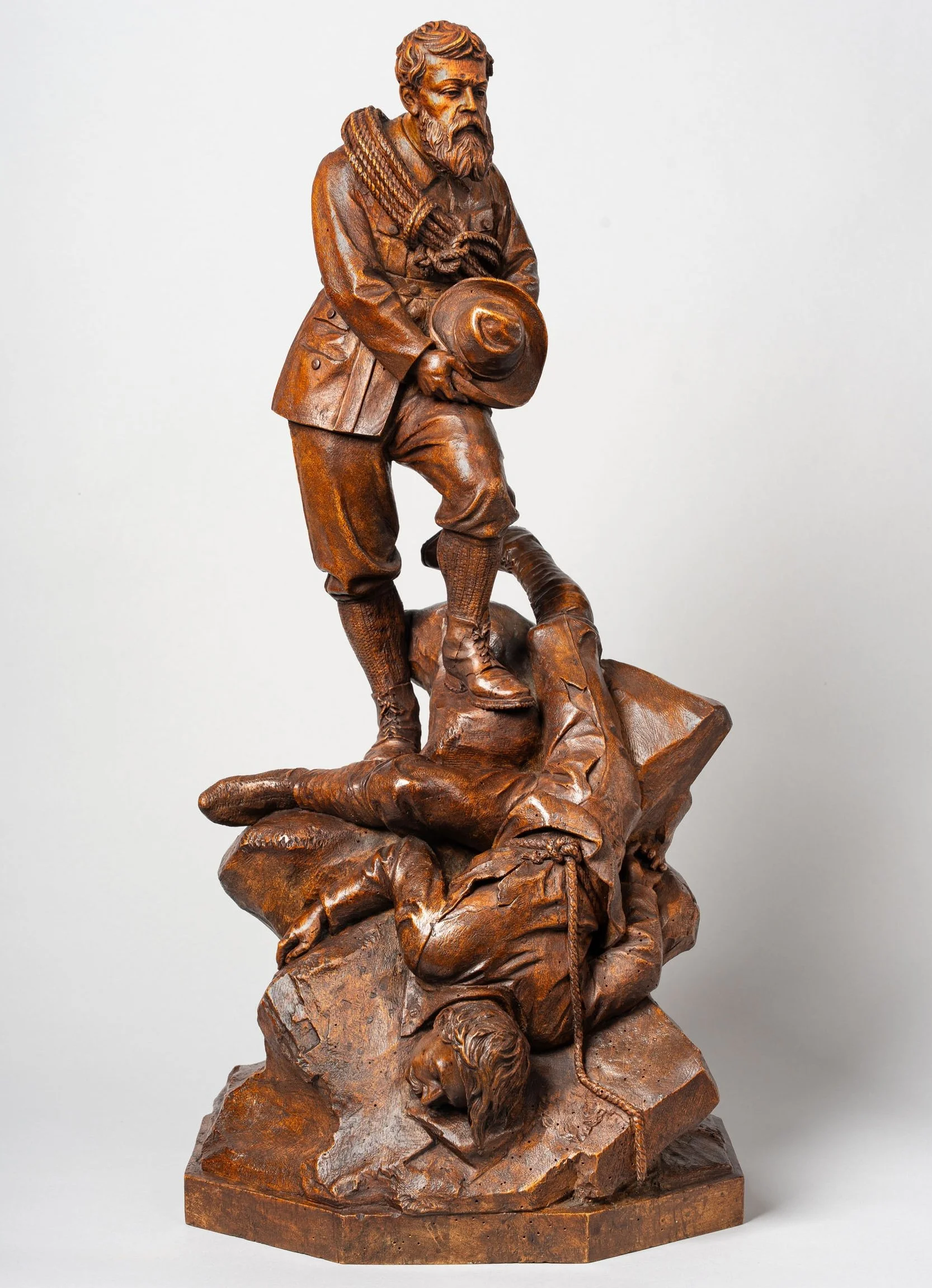 Fallen Albert Huggler, Alpine memorial group, Johann Huggler, Brienz 1873