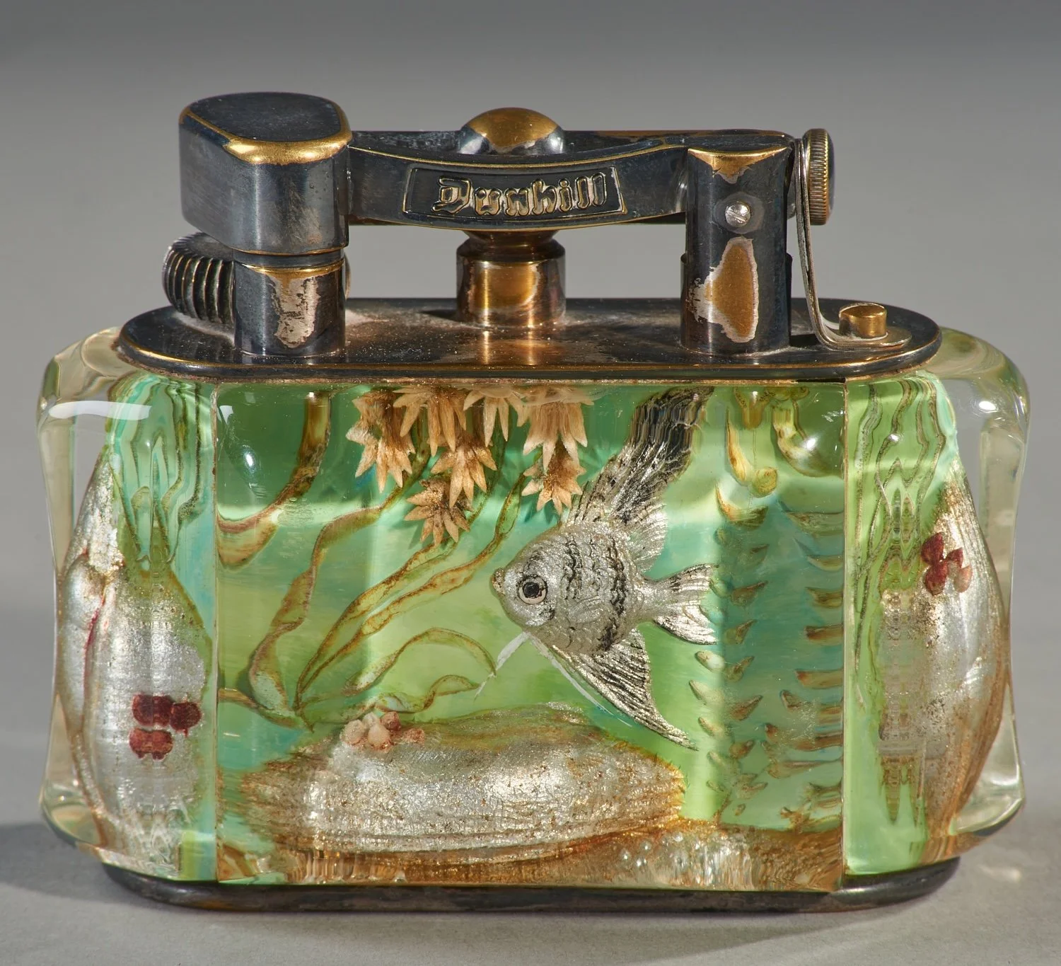 1950’s Dunhill Gold Plated Aquarium Lighter