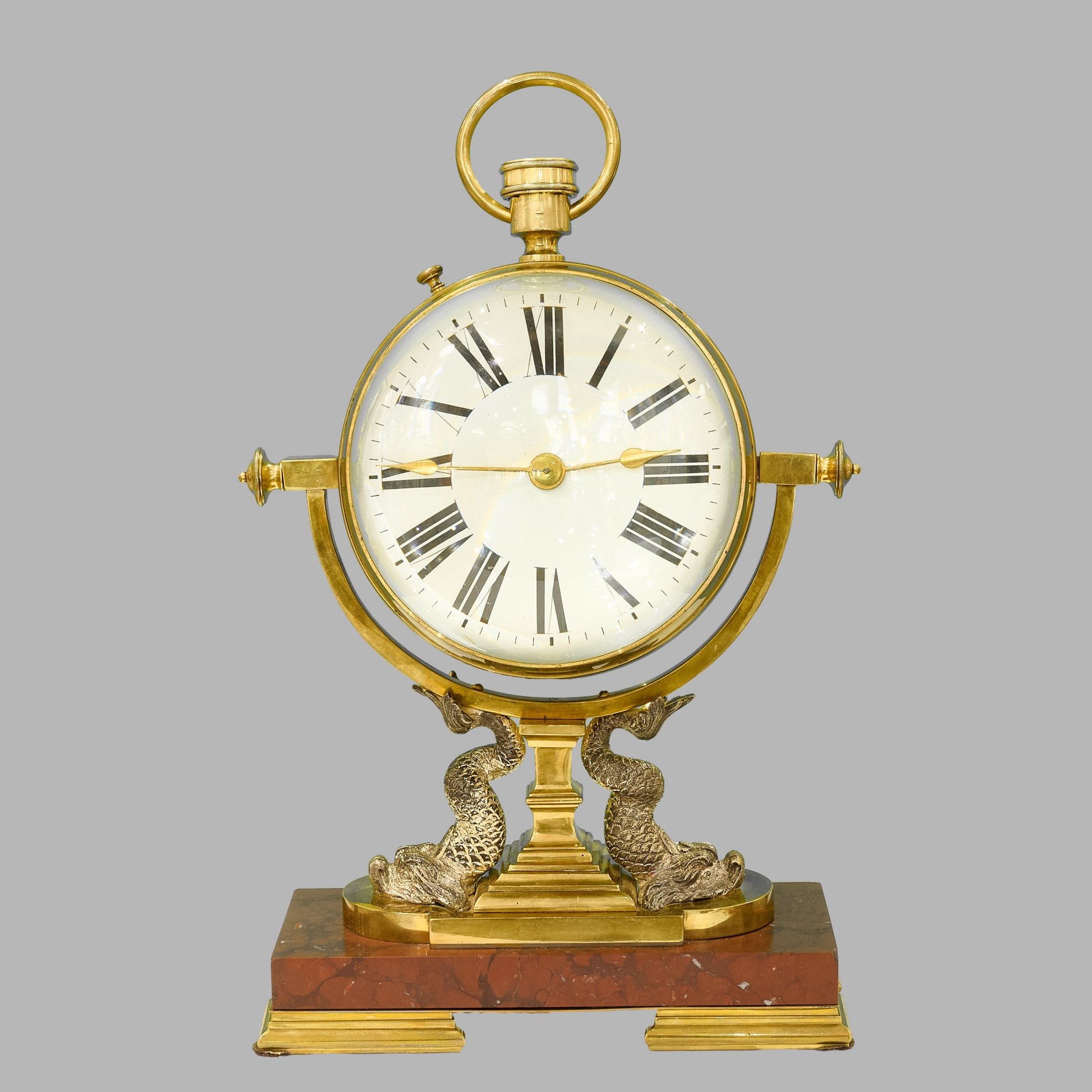 French Industrial Ball Clock, Paris, Circa 1890