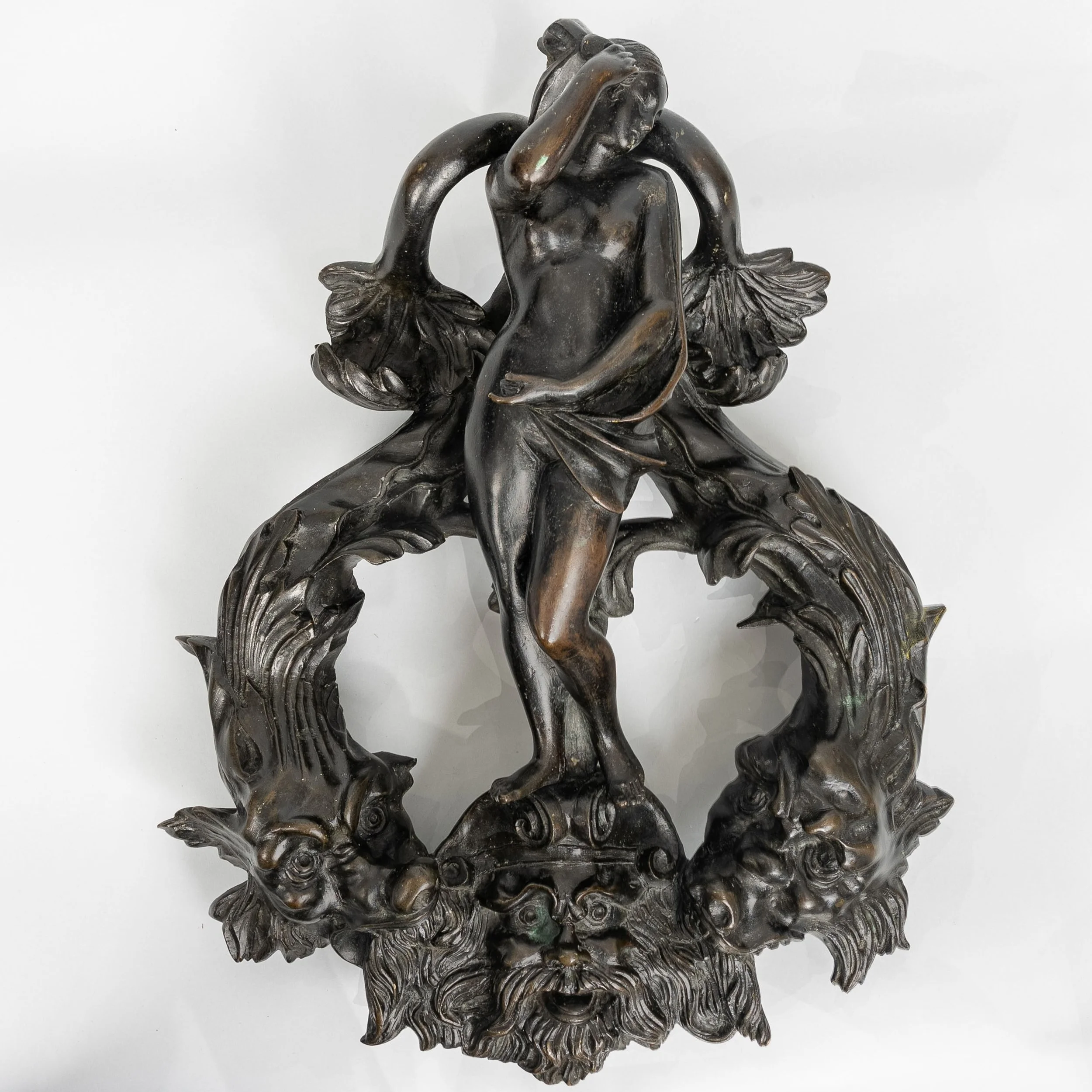 Italian Bronze Venus Door Knocker, circa 1700