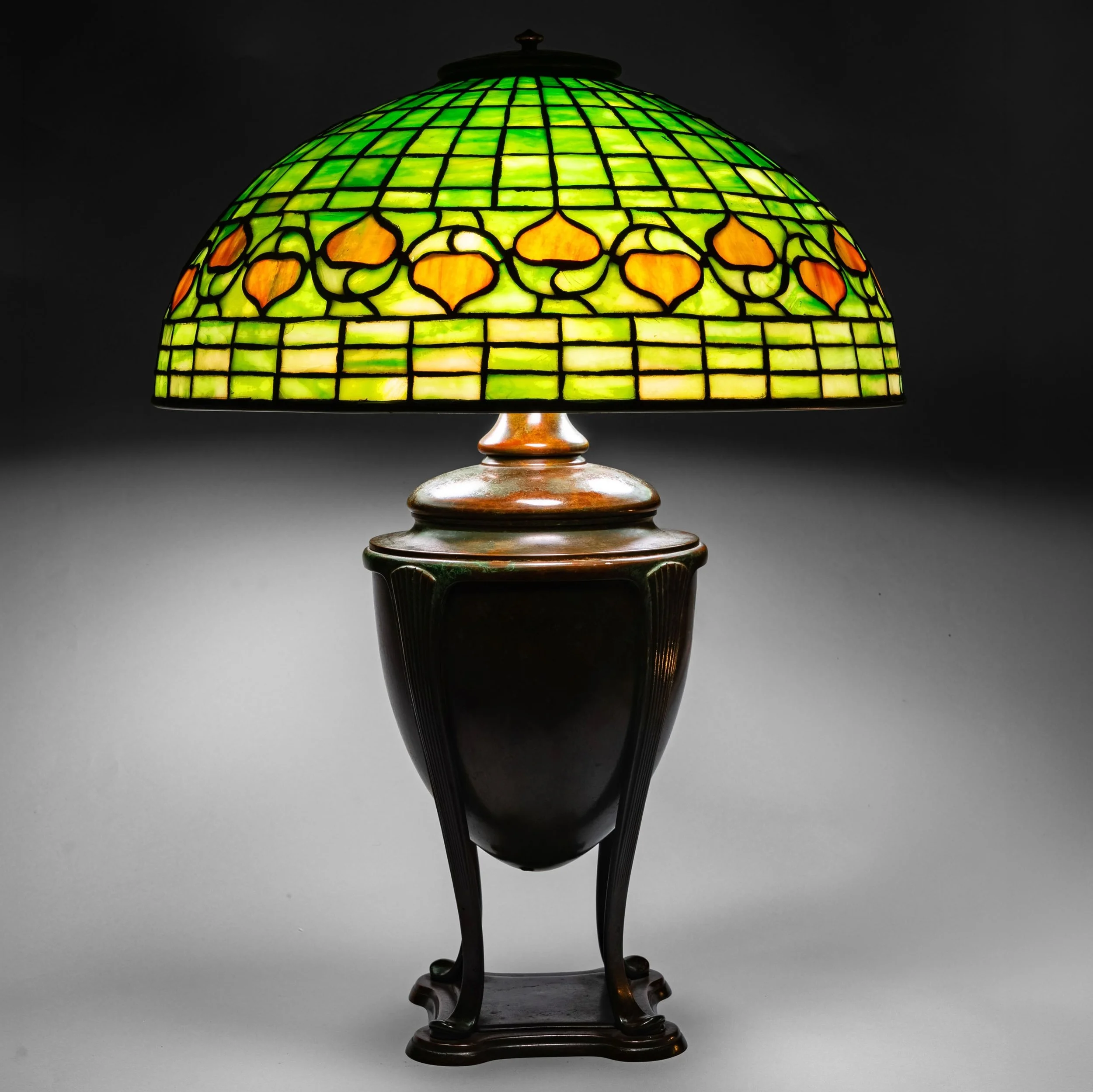 Tiffany Studios Vine Border Table Lamp, circa 1902