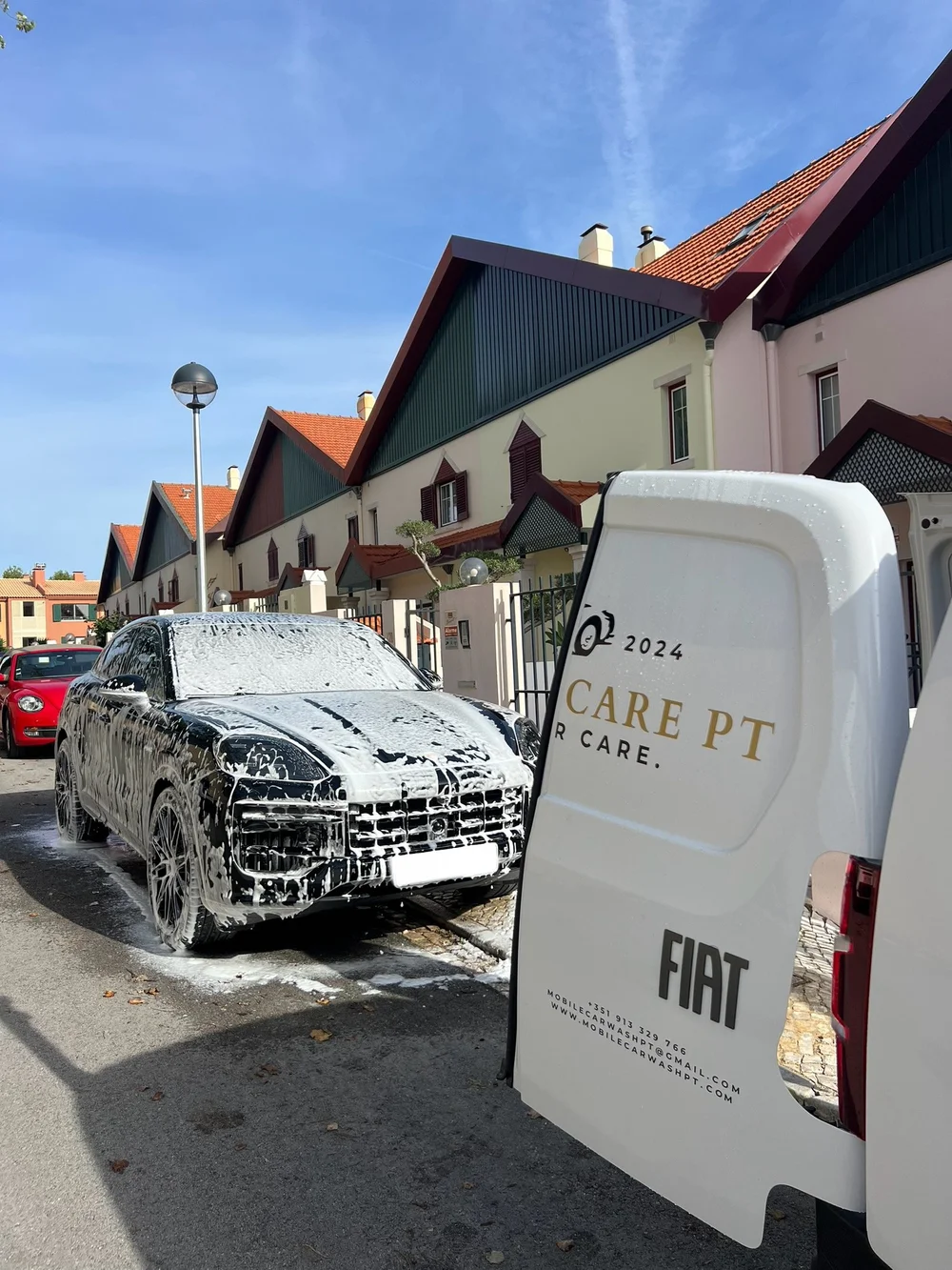 Supercar after a full mobile detailing session