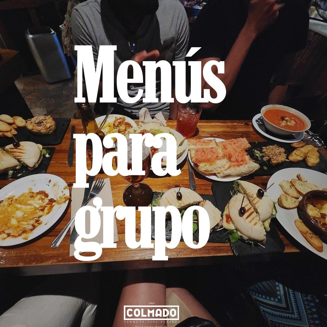 &iquest;Buscas un planazo en grupo que no te deje la cartera tiritando? &iexcl;Vente al Colmado, tu vermuter&iacute;a gastron&oacute;mica de confianza en Enric Granados!

Aqu&iacute; te esperan tapas deliciosas, vermuts y vinos que te pondr&aacute;n 