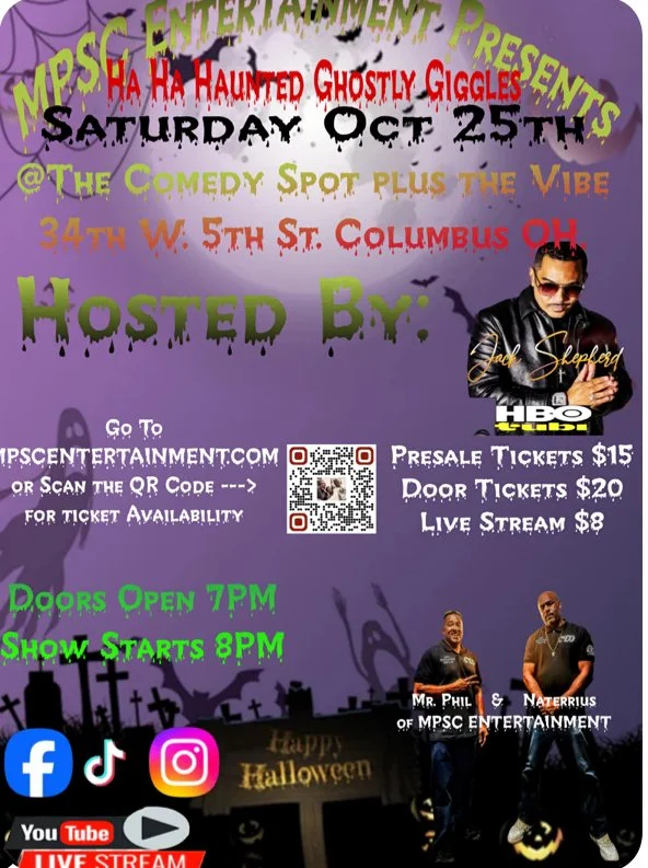 MPSC Entertainment: “Ha-Ha Haunted” - Scary good comedy for spooky season