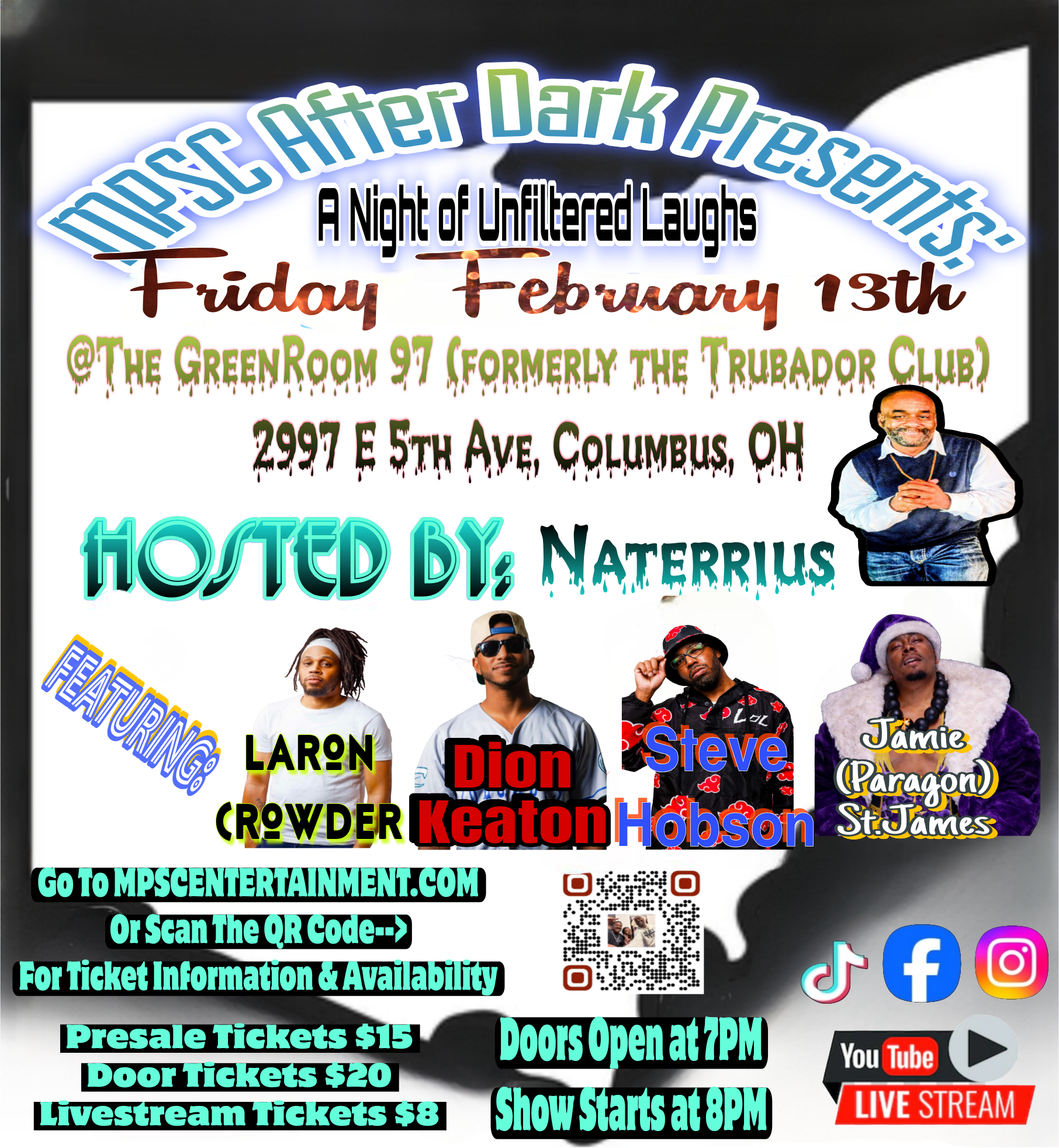 MPSC After Dark's: Feb 13 (Friday): Anti-Valentine's Massacre Comedy Show