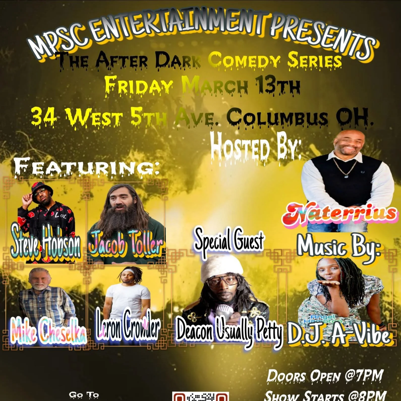 MPSC After Dark's: Mar 13 (Friday): The March Madness Begins Comedy Show