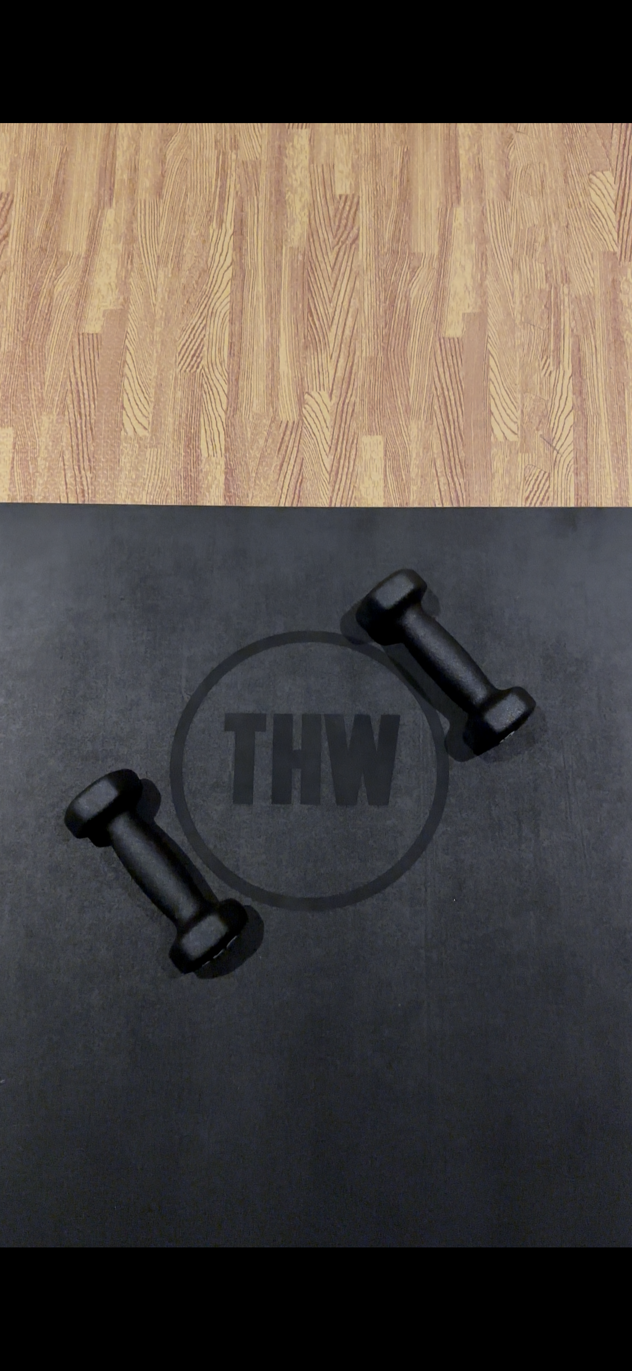 THW mat with weights
