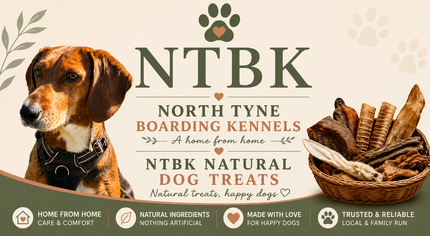 NORTH TYNE BOARDING KENNELS &amp; NTBK NATURAL TREATS