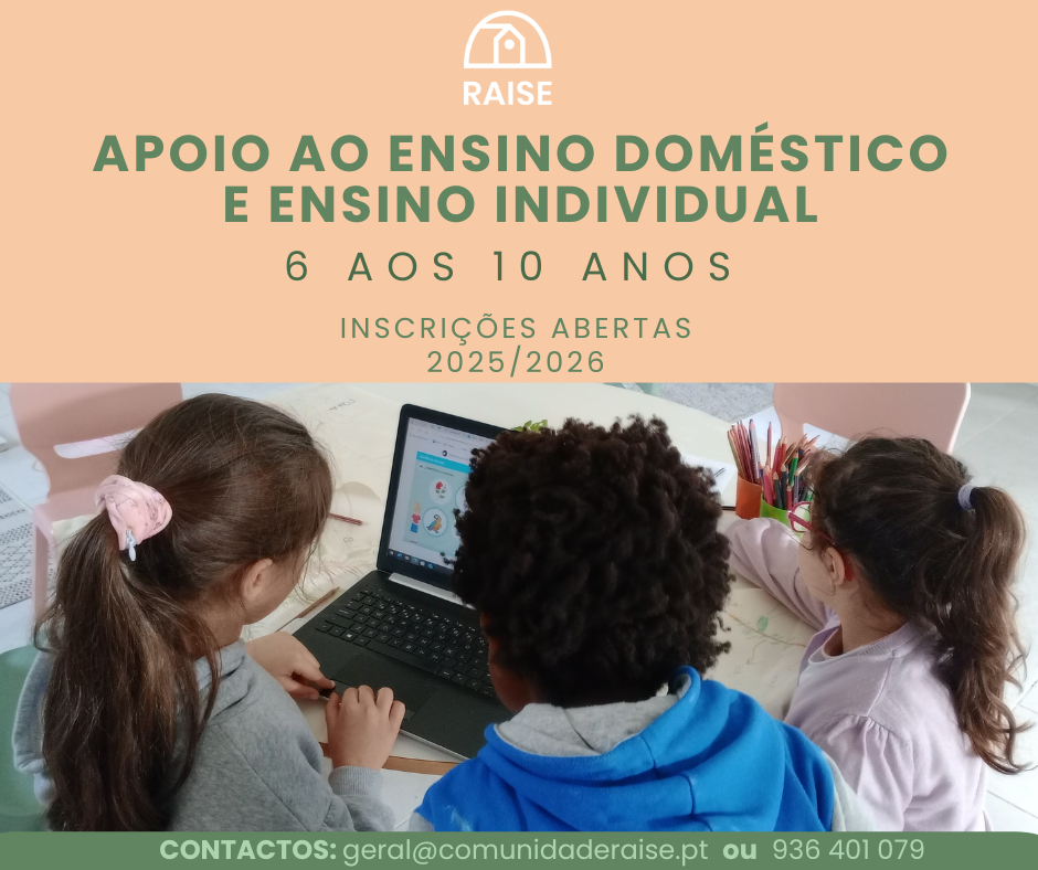 INSCRIÇÕES 2025/2026 Apoio ao ENSINO DOMÉSTICO e ENSINO INDIVIDUAL