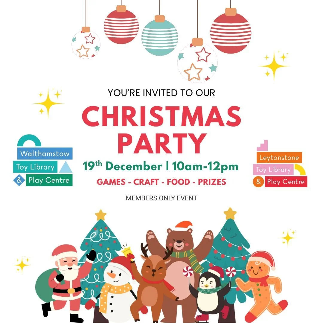 If you missed our Halloween parties in October you won't want to miss this! 
Join us for our annual Christmas Party in Walthamstow and Leytonstone. There will be games, activities, food, prizes and lots of festive fun!

Friday, 19th December 2025
10a