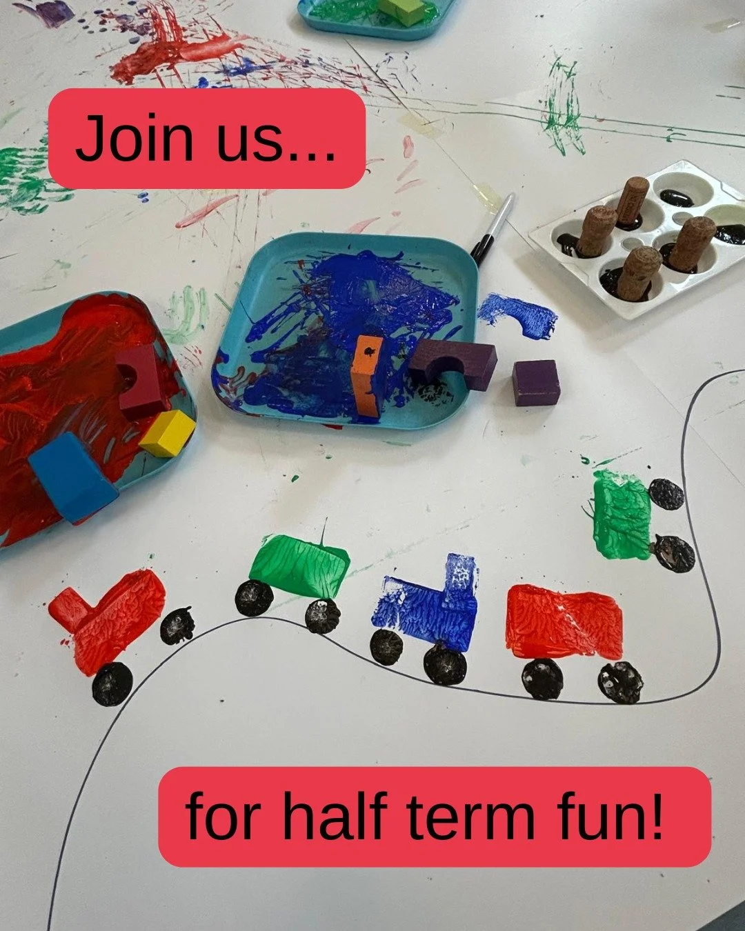 We are open during the half term holiday for play, toy loaning and sensory room sessions (book these via our website) . Older siblings are very welcome to join in - you know how much we love seeing them too. 

Play sessions in Walthamstow:
Monday - F