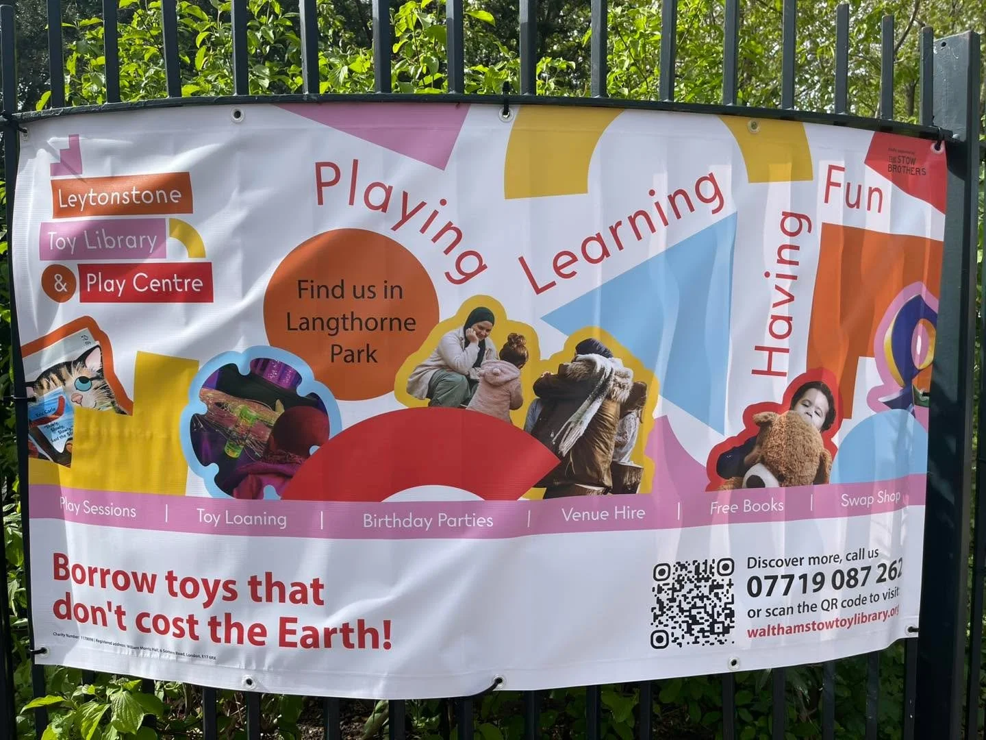 It&rsquo;s our Saturday play session tomorrow. 

Langthorne Park, Leytonstone 
Saturday 2nd May
10 - 11.30am

Come and play with us! 

#LeytonstoneToyLibrary #LangthornePark #E11 #Playing #Learning #HavingFun