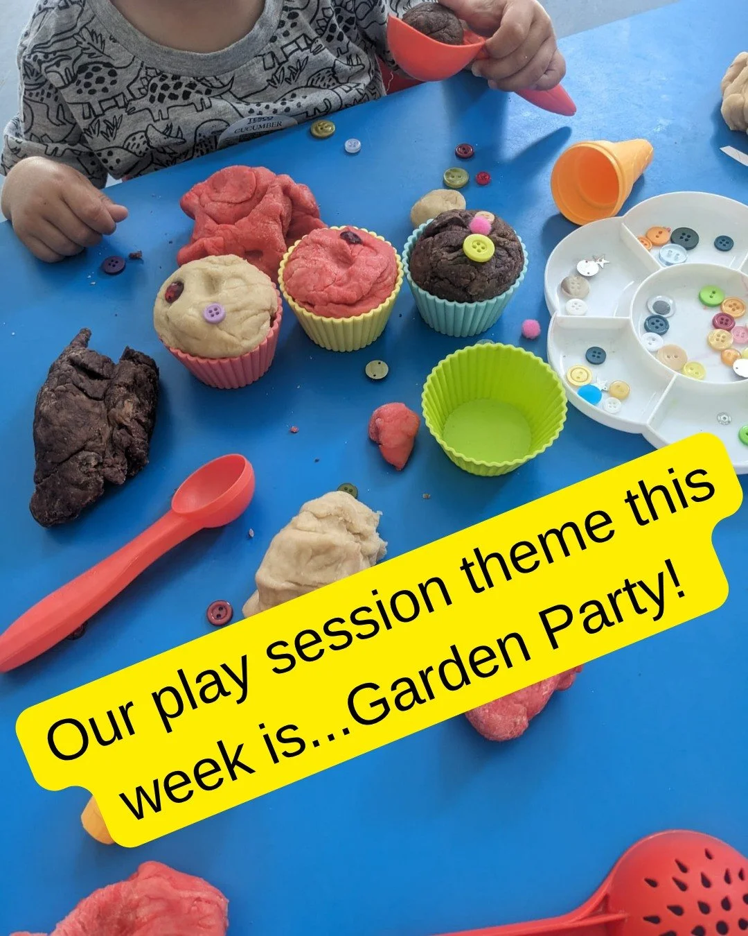Our play session theme this week is&hellip; 🌼 Garden Party 🌼

It&rsquo;s absolutely scorchio here, so we&rsquo;ve been doing lots to keep the Toy Library nice and cool for everyone! ☀️

The Walthamstow building stays lovely and cool anyway (althoug