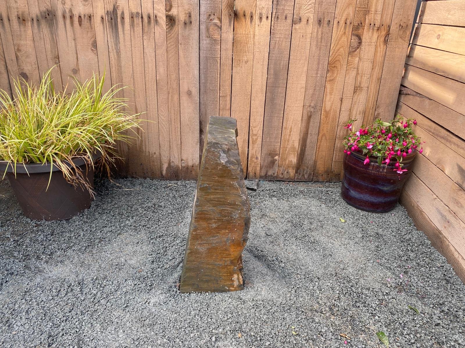 475mm Grey Slate Monolith Water Feature