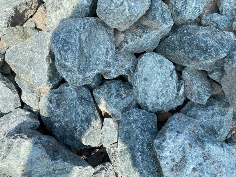 Green Granite Gabion Stones