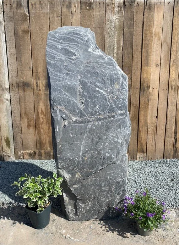 900mm Grey Slate Monolith Standing Stone 073