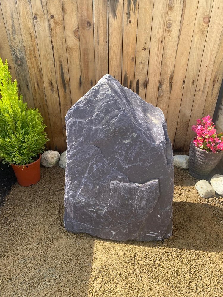 850mm Plum Slate Monolith Water Feature