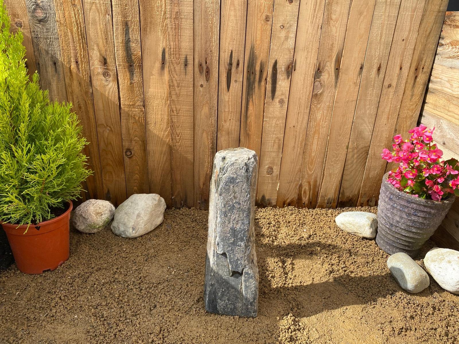 450mm Grey Monolith Water Feature