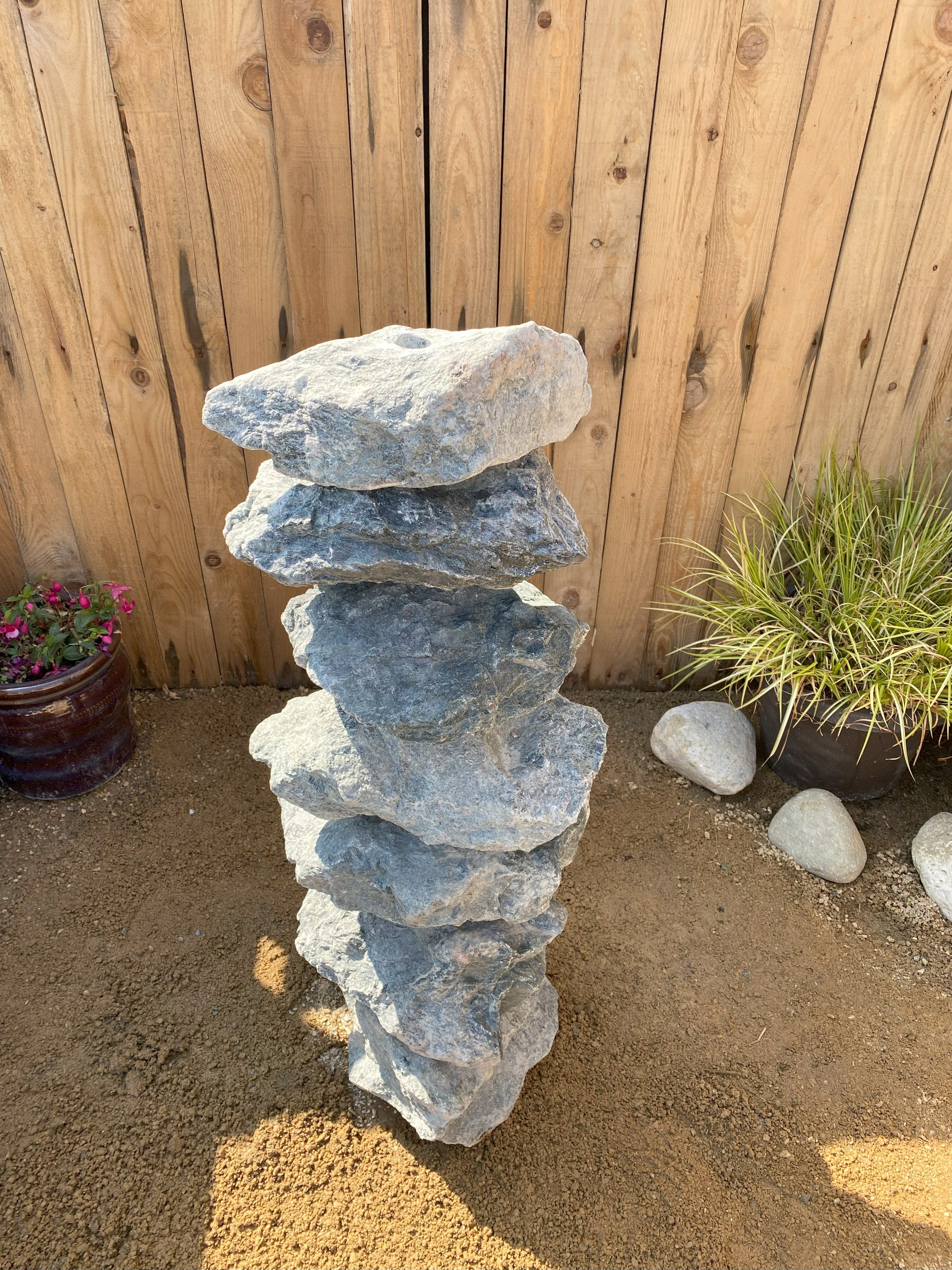 Medium Green Granite Water Feature (800mm)