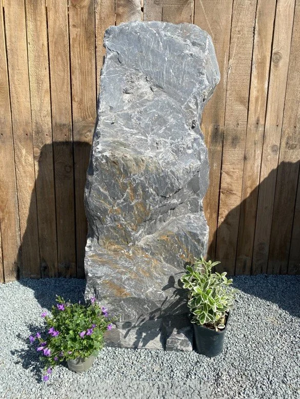 900mm Grey Slate Monolith Standing Stone 079