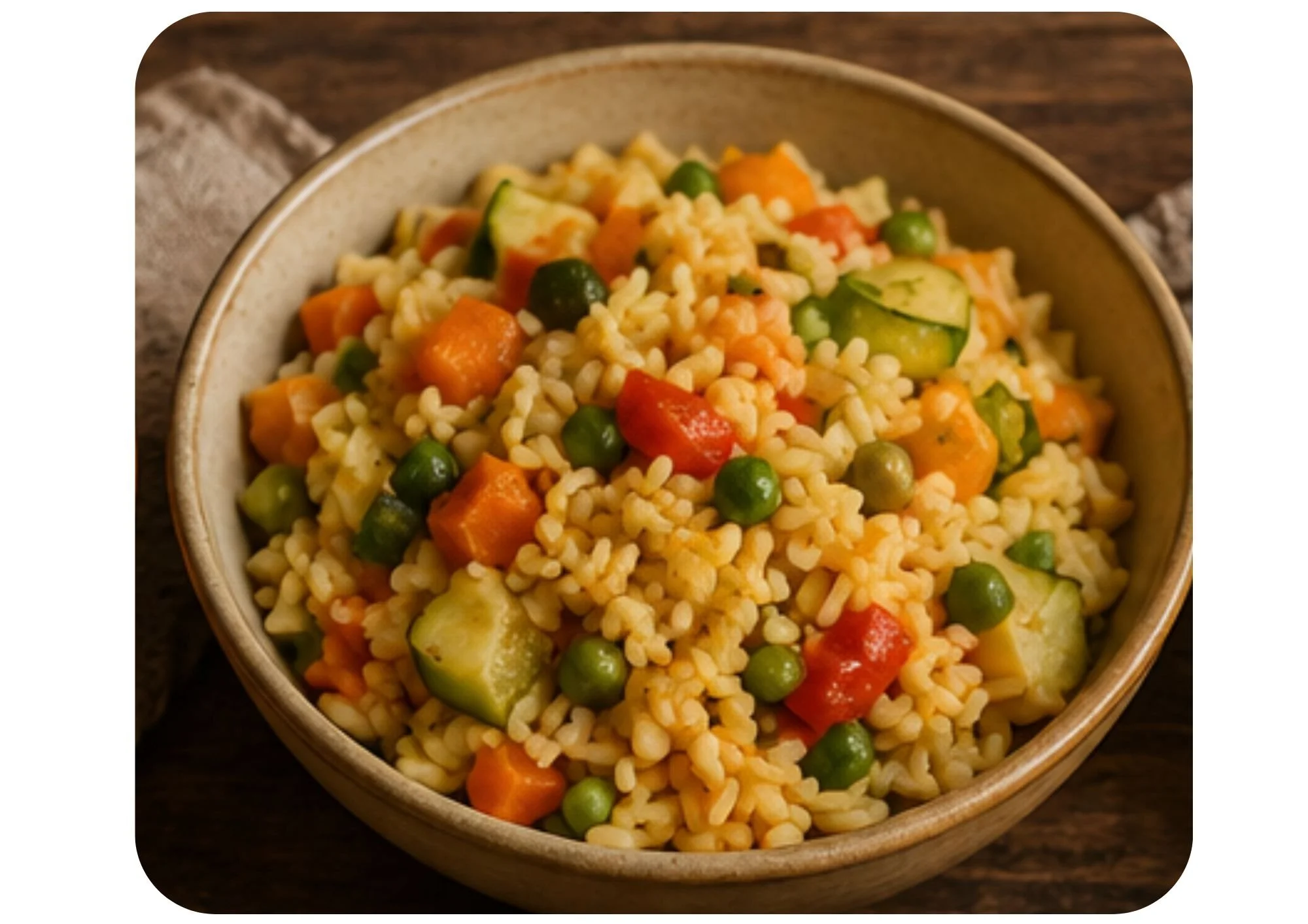 arroz con verduras 