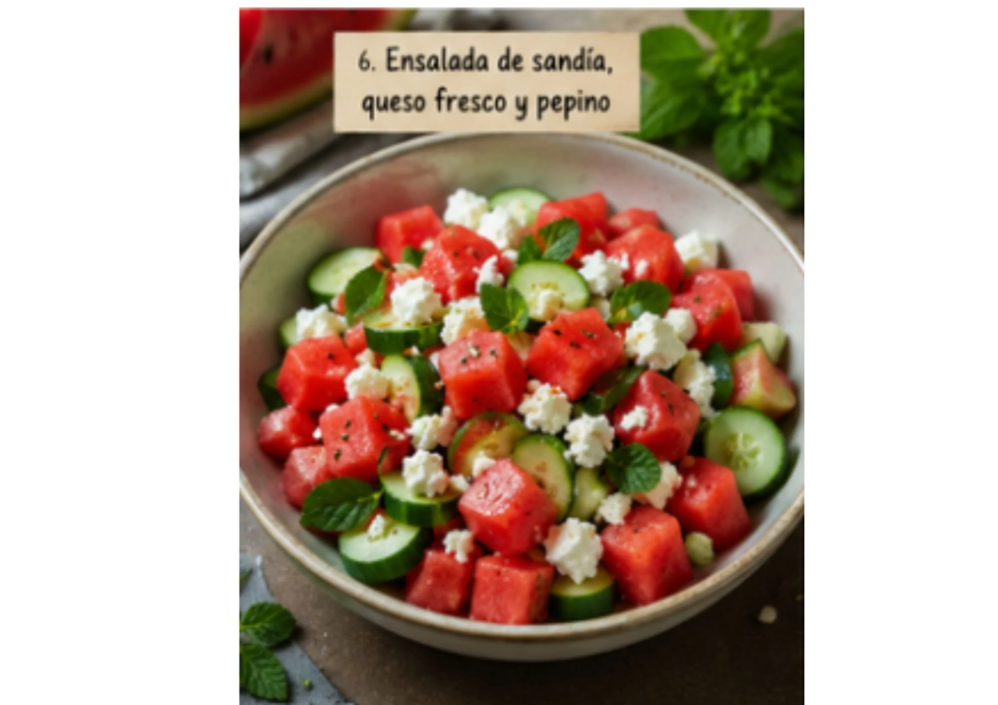 ensalada tropical de frutas