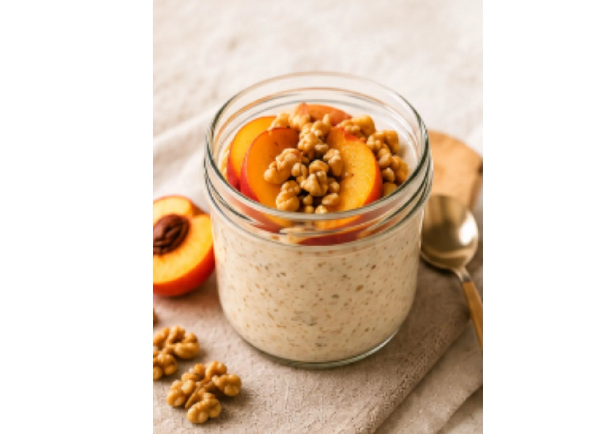 Porridge frío de avena