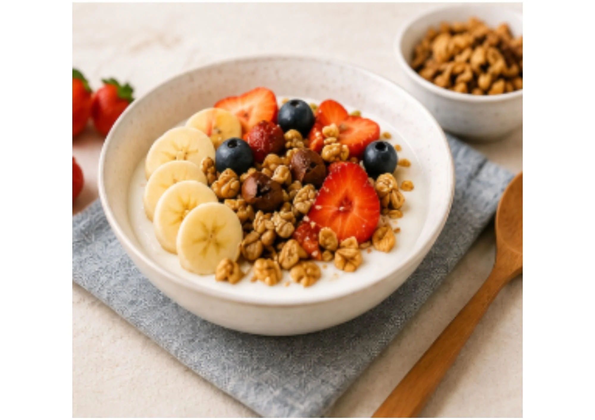 Yogur vegetal con fruta 